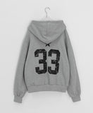 [Unisex] Simenp Printing Over Hood Cardigan