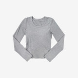 Giony Ribbed Brushed T-shirt