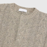 Levon Heavy Cable Henley Neck Knit