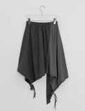 Likat Check Ribbon Wrap Midi Skirt