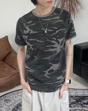 Ens Camo Rib Slim Short Sleeve Tee