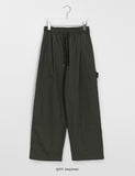 [unisex] Levy banding nylon balloon carpender pants