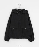 [unisex] Salle Cotton Hood Zip-Up Jacket