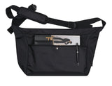 Clover Smile Embroidery Cross Curved Messenger Bag
