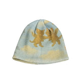 Run Kitten Print Beanie