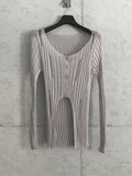 Low Layered Cardigan Knit
