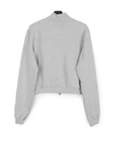 Tupel Rivet Crop Zip-Up