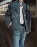 Entry trucker denim jacket