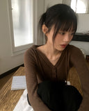 Golds Heart Button Pocket Hooded Knit