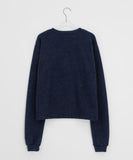 Hehen Argyle Patch Round Over Knit