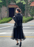 Obli Trench Short Jacket (Belt set)