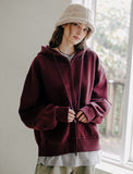 Edge Crop Hood Zip-Up