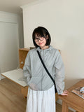 [unisex] Nedoko Summer Nylon String Wind Hood Jumper