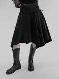 Kent unbalanced midi skirt