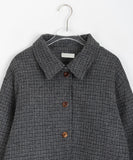 Polko Quilted Check Short Jacket - Wool 50