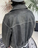 Ellen Washed Vintage Leather Jacket