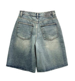 Quartet washed Bermuda denim