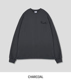 Fran vintage lettering over long sleeves