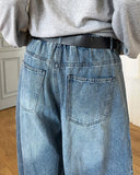 Held Washed Balloon Denim Pants