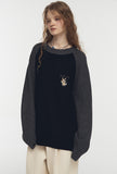 Hoppy Raglan Block Knit