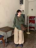[unisex] Ponko over cable knit