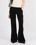 Cotton Bootcut Slim Pants