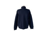 Mayo Pocket Loose Fit High Neck Knit Cardigan