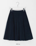 Velky corduroy banding midi skirt