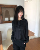 Toel Dot Frill Long Sleeve T-Shirt