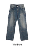 Rattan Double Knee Washing Denim Pants
