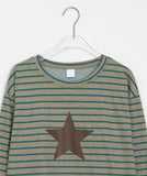 Notoi Star Stripe Long Sleeve Tee