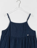 Ronwell Denim Flare Sleeveless Long One Piece