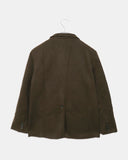 Leon two-button collar pocket loose-fit blazer jacket