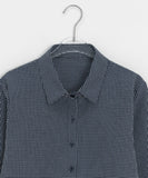 Rammi Check Crop Shirt