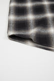Reims over hooded check shirt