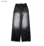 Keypin Black Washing Wide Pants