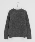 Pencuff Color Mohair Round Wool Knit
