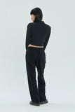 BELL SLEEVE TIE BLOUSE