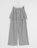 Jehin Wide Banding Skirt Pants