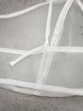 Aren Organza See-through Bustier