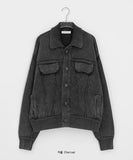 [unisex] Dilkari Washing Collar Knit Jacket Cardigan