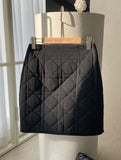 Sophien Quilting Padding Mini Skirt