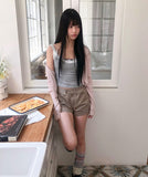 Yadin Ribbed Open Cardigan