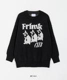 Ludio cat wool round knit