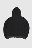 Jack pigment stripe zip-up hoodie
