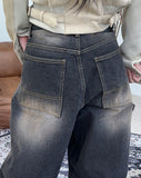 Kenin Washing Carpenter Denim Pants