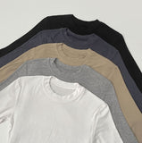 Stretchy Span Slim Fit Elbow Length T-shirt