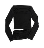 Kels Cutout One-Off Long Sleeve Tee