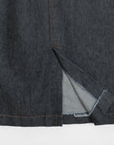 Shingaf Stitch Dark Blue Denim Long Skirt