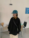 [BAONHAUS] Sensomi corduroy color matching pigment overshirt
